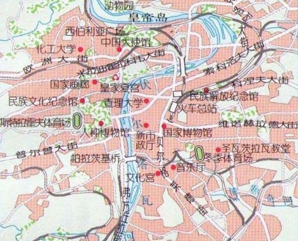 布拉格旅游地图【相关词_布达佩斯地图】图片