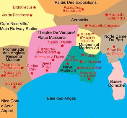 尼斯旅游地图-目的地指南,吾爱旅游网5iucn.com
