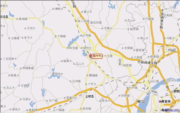 滁州旅游地图-目的地指南图片