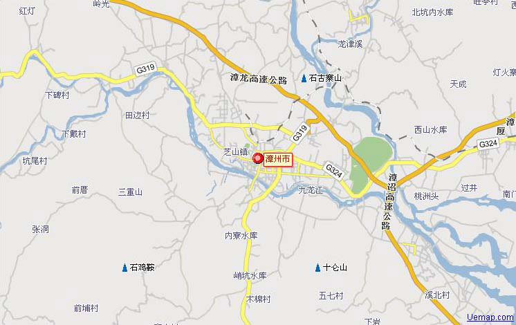 漳州旅游地图