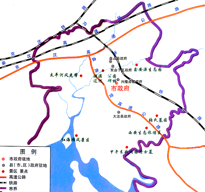 盘锦地图