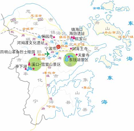 浙江省宁波市地图_浙江省宁波市鄞州区_浙江